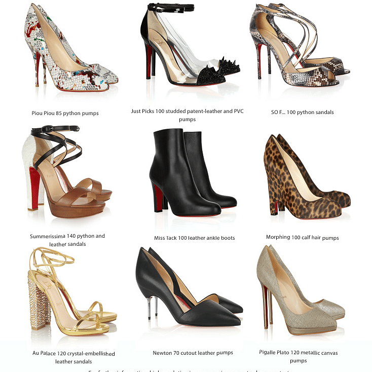 louboutin sale shop